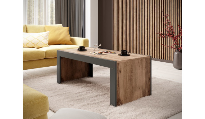 Cama MILA bench/table 120x60x50 oak wotan + anthracite