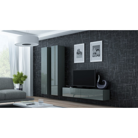 Cama täiskapp VIGO '180' 180/40/30 hall/hall läikiv