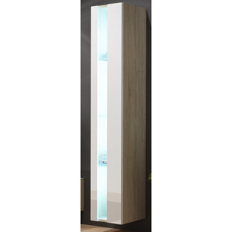 Cama riiuliüksus VIGO NEW 180/40/30 sonoma/valge läige
