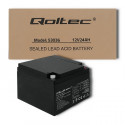 Qoltec 53036 AGM battery | 12V | 24Ah | max 360A