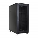 Linkbasic rack cabinet 19'' 27U 600x1000mm black (perforated steel front door)