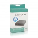 4World flash card reader 24in1 internal 3.5'', M2 slot, CF black