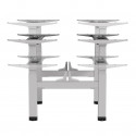 Ergo Office ER-404G Electric Double Height Adjustable Standing/Sitting Desk Frame without Desk Tops 
