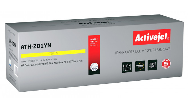 Activejet ATH-201YN kollane tooneri HP printerile HP 201A CF402A CRG045 asendus; Supreme; 1400 lehte