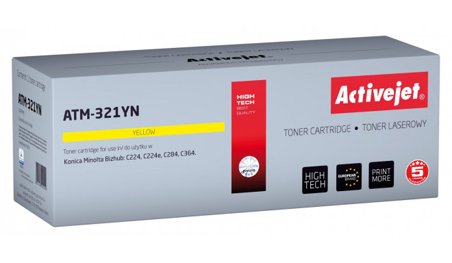 Activejet ATM-321YN toner (replacement for Konica Minolta TN321Y; Supreme; 25000 pages; yellow)