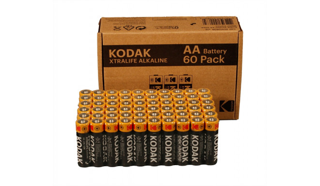 Kodak XTRALIFE leelispatarei AA (60 tk)