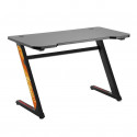 NanoRS RS120 Gaming Computer Desk, Modern Design, Light and Stable ( 50kg max load), Black & Orange,