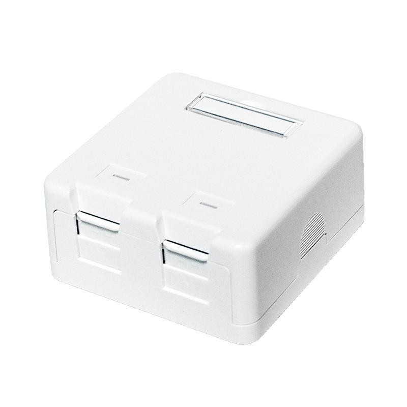 Surface Mounted Keystone Box. Surface Mounted Box Single Keystone rj12/rj45 Port with Shutter. Розетка nk4004. Корпус розетки накладной.