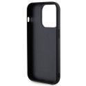 Original faceplate case GUESS GUHCP15LPSQSQSK for iPhone 15 Pro (Quilted Metal Logo / black)