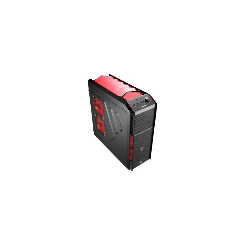 Pc Case Aerocool X Predator X1 Devil Red 2xusb 3 0 Fan Controller Korpusi Photopoint