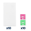 TelForceOne kaitseklaas 2,5D Huawei P30 Lite 10in1