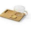 Cup with Plate 146482 (180 ml) - Brown