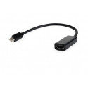 Gembird A-MDPM-HDMIF-02 video cable adapter Mini DisplayPort HDMI Type A (Standard) Black