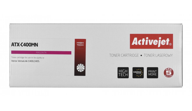 Activejet ATX-C400MN Toner (replacement for Xerox 106R03511; Supreme; 2500 pages; magenta)