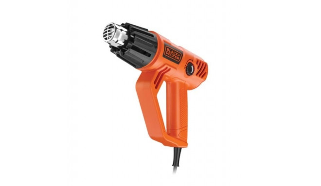 Black & Decker KX2001-QS kuumapuhur 500 l/min 600 °C 2000 W Must, Punane