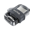 SanDisk Ultra Dual m3.0 USB flash drive 256 GB USB Type-A / Micro-USB 3.2 Gen 1 (3.1 Gen 1) Black, S