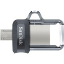 SanDisk Ultra Dual m3.0 USB flash drive 256 GB USB Type-A / Micro-USB 3.2 Gen 1 (3.1 Gen 1) Black, S