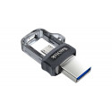 SanDisk Ultra Dual m3.0 USB flash drive 256 GB USB Type-A / Micro-USB 3.2 Gen 1 (3.1 Gen 1) Black, S