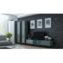 Cama Full cabinet VIGO '180' 180/40/30 grey/grey gloss