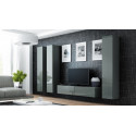 Cama Full cabinet VIGO '180' 180/40/30 grey/grey gloss