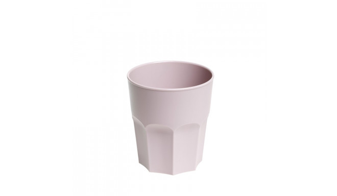 POLYGONS 380 ML PLASTIC CUP PINK
