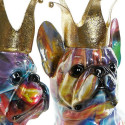 Decorative Figure DKD Home Decor 18,5 x 11,5 x 23,5 cm Multicolour Dog (2 Units)