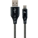 Кабель Micro USB 2.0 B — USB C GEMBIRD CC-USB2B-AMCM-2M-BW Чёрный 2 m