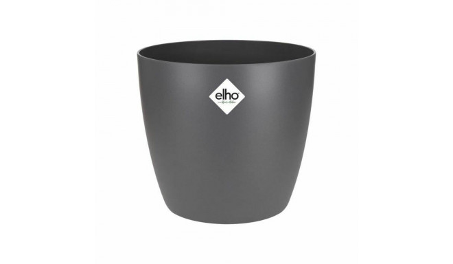 Plant pot Elho Brussels Anthracite Circular Ø 29,5 x 27,1 cm