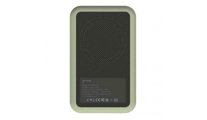 Power Bank with Wireless Charger Kreafunk Olive 5000 mAh