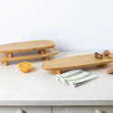 Snack tray Bidasoa Bambu Brown Wood 40 x 15,5 x 4,8 cm