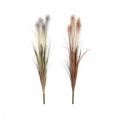 Dekoratiivne Taim Home ESPRIT PVC Polüetüleen 15 x 15 x 106 cm (2 Ühikut)