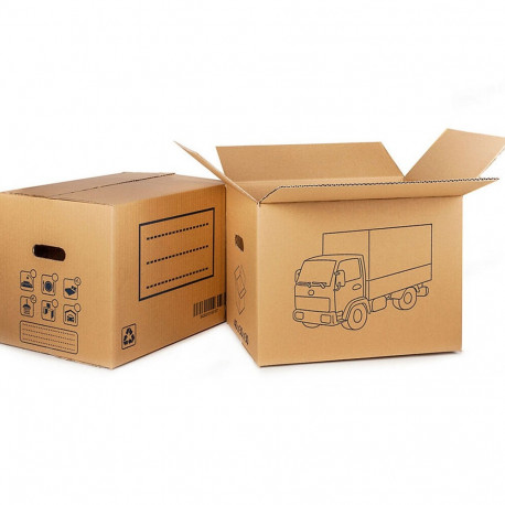 Cardboard box for moving Fun&Go 50 x 35 x 35 cm