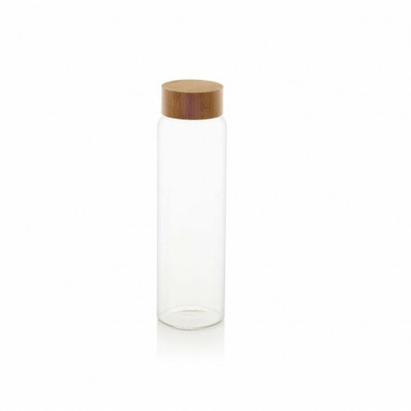 Bottle Andrea House ms70099 Glass Bamboo 1 L