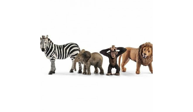 Animal figures Schleich 42387 Wild Life: Safari 4 Pieces Plastic