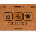 Kāju slaukāmais paklājs Airplane Mode Dzeltens Dabisks 60 x 1 x 40 cm (12 gb.)