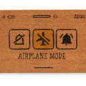 Kāju slaukāmais paklājs Airplane Mode Dzeltens Dabisks 60 x 1 x 40 cm (12 gb.)
