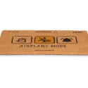 Kāju slaukāmais paklājs Airplane Mode Dzeltens Dabisks 60 x 1 x 40 cm (12 gb.)