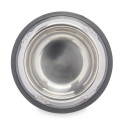 Dog Feeder Silver Grey Rubber Metal 15 x 4 x 15 cm (24 Units)