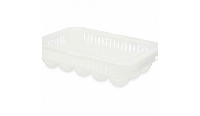 Яичная чашка Kinvara 02 1067 Белый Прозрачный Пластик 17,5 x 7 x 28,5 cm (12 штук)