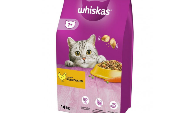 Cat food Whiskas   Adult Chicken Vegetable 14 Kg