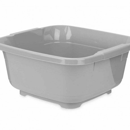 Washing-up Bowl Kinvara 03 1071 Grey Plastic 11 L (12 Units)