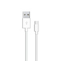 USB A to USB C Cable Savio CL-126 White 1 m