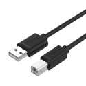 USB A - USB B Kaabel Unitek Y-C421GBK Must 5 m