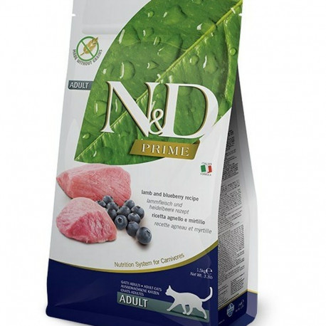 Cat food Farmina N&D PRIME CAT Adult Blueberry Lamb 1,5 Kg