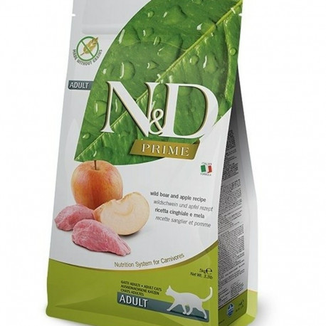 Cat food Farmina N&D CAT PRIME Adult Apple Wild Boar 5 kg