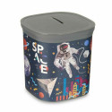 Money box Multicolour Astronaut Plastic 9 x 10,2 x 9 cm (48 Units)