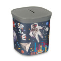 Money box Multicolour Astronaut Plastic 9 x 10,2 x 9 cm (48 Units)