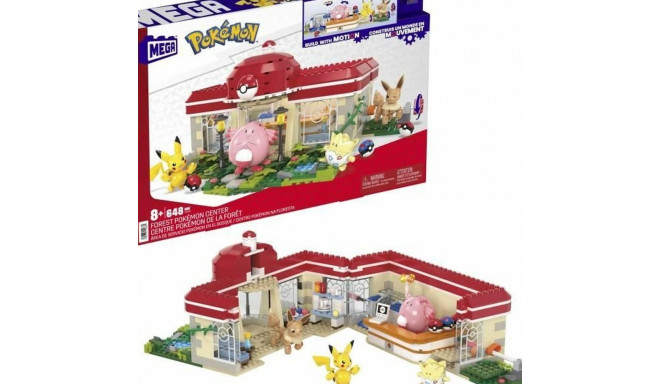 Konstrukciju komplekts Pokémon Mega Construx - Forest Pokémon Center 648 Daudzums