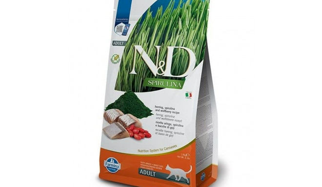 Корм для котов Farmina N&D Spirulina Herring травы для котов Для взрослых 1,5 Kg