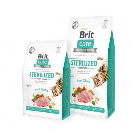 Kassitoit Brit Care Grain Free Sterilized Urinary Health Täiskasvanu Kana 7 kg